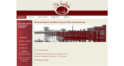 Desktop Screenshot of dieinselkueche.de