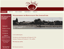 Tablet Screenshot of dieinselkueche.de